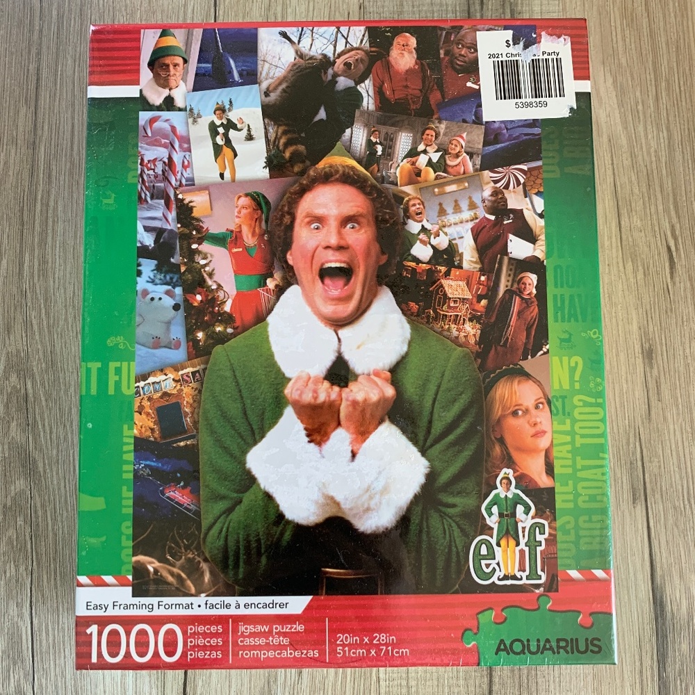 NEW SEALED Elf Movie 1000 Piece Puzzle
